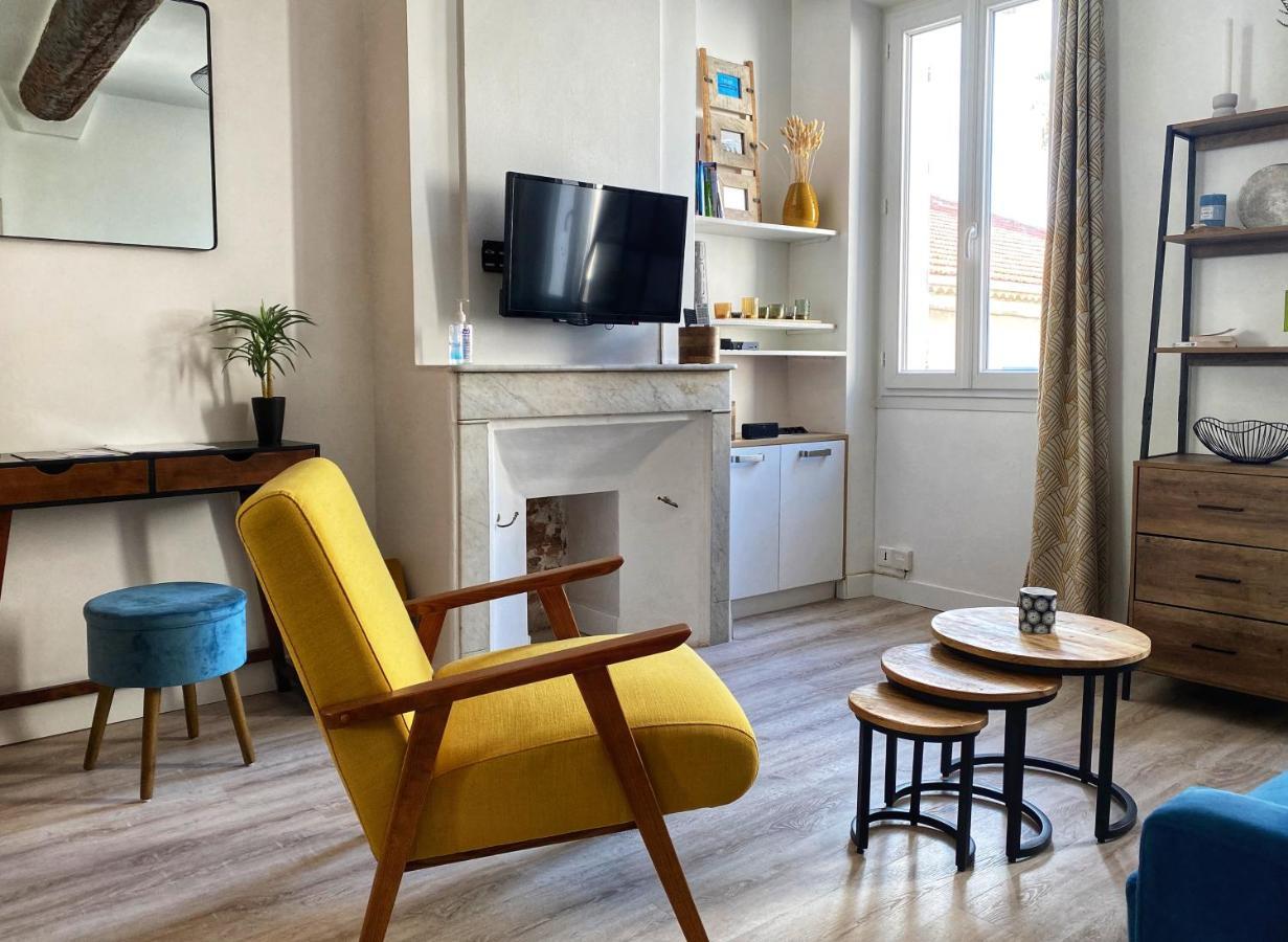 Escapade A Sanary, Au Coeur Du Village, 200M Du Port,Clim,Wifi,Parking 외부 사진